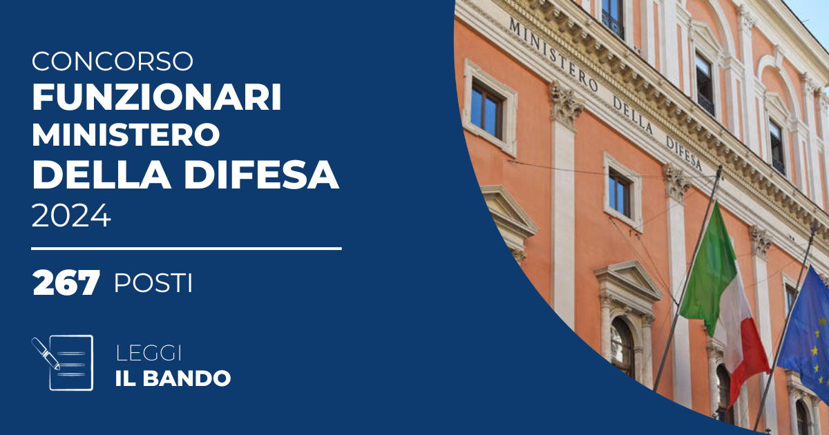 Concorso Funzionari Ministero Della Difesa