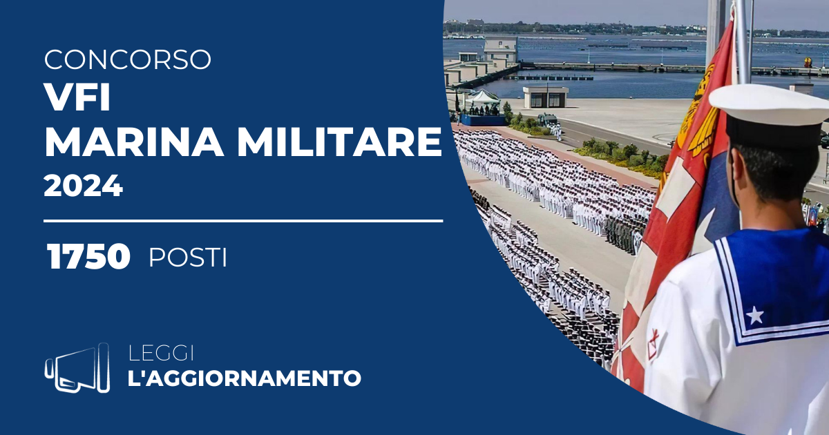 Concorso 1750 VFI Marina Militare 2024