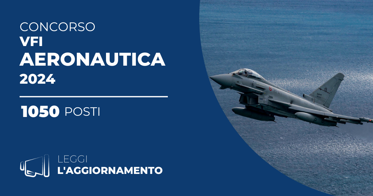 Concorso 1050 VFI Aeronautica 2024