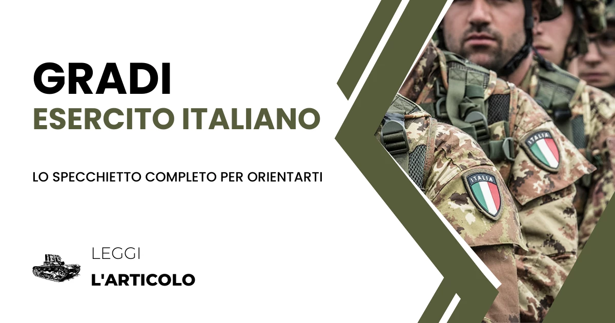 Gradi Esercito Italiano