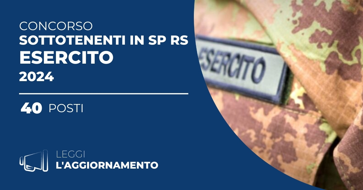 Concorso-40-Sottotenenti-in-SP-RS-Esercito-2024