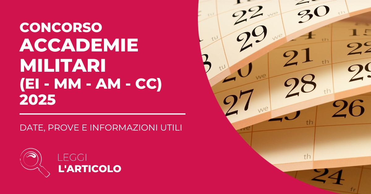 Concorso Accademie 2025: date, prove e informazioni utili