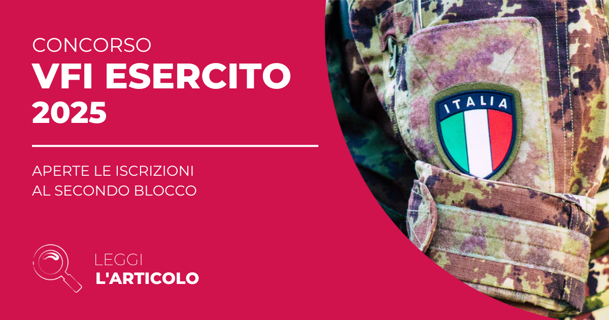 Concorso VFI Esercito 2025